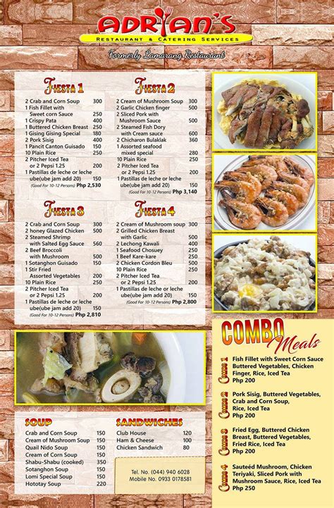 lamarang restaurant menu|OUR NEW UPDATED MENU WITH NEW .